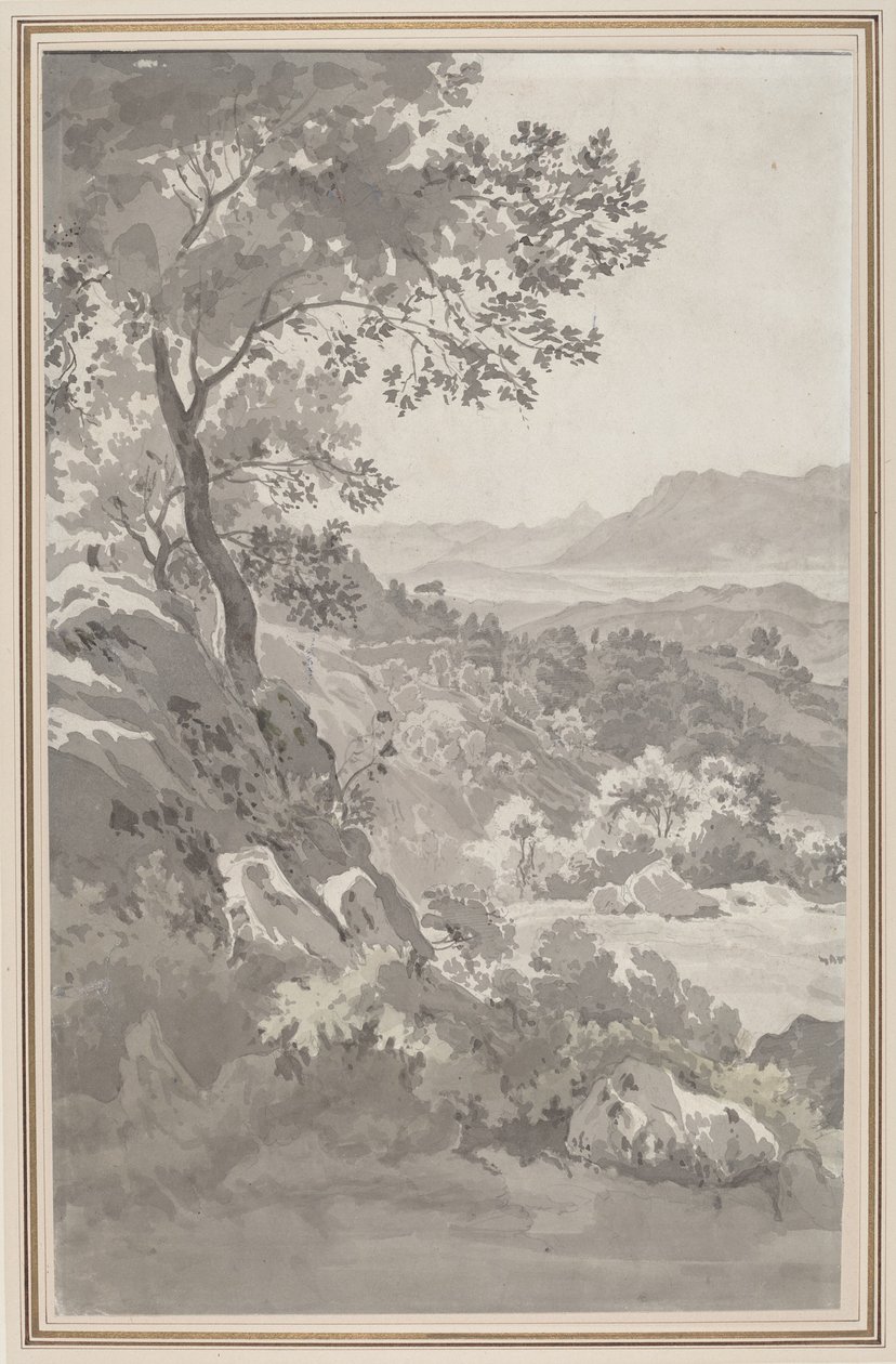 Laakso Italian Campagnassa tekijältä Dutch 19th Century