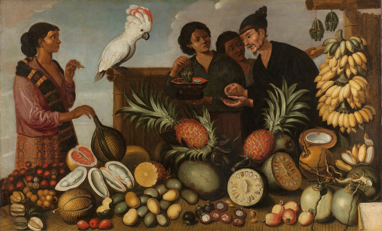 Itä-Intian markkinatalo Bataviassa, 1640-66 tekijältä Dutch School