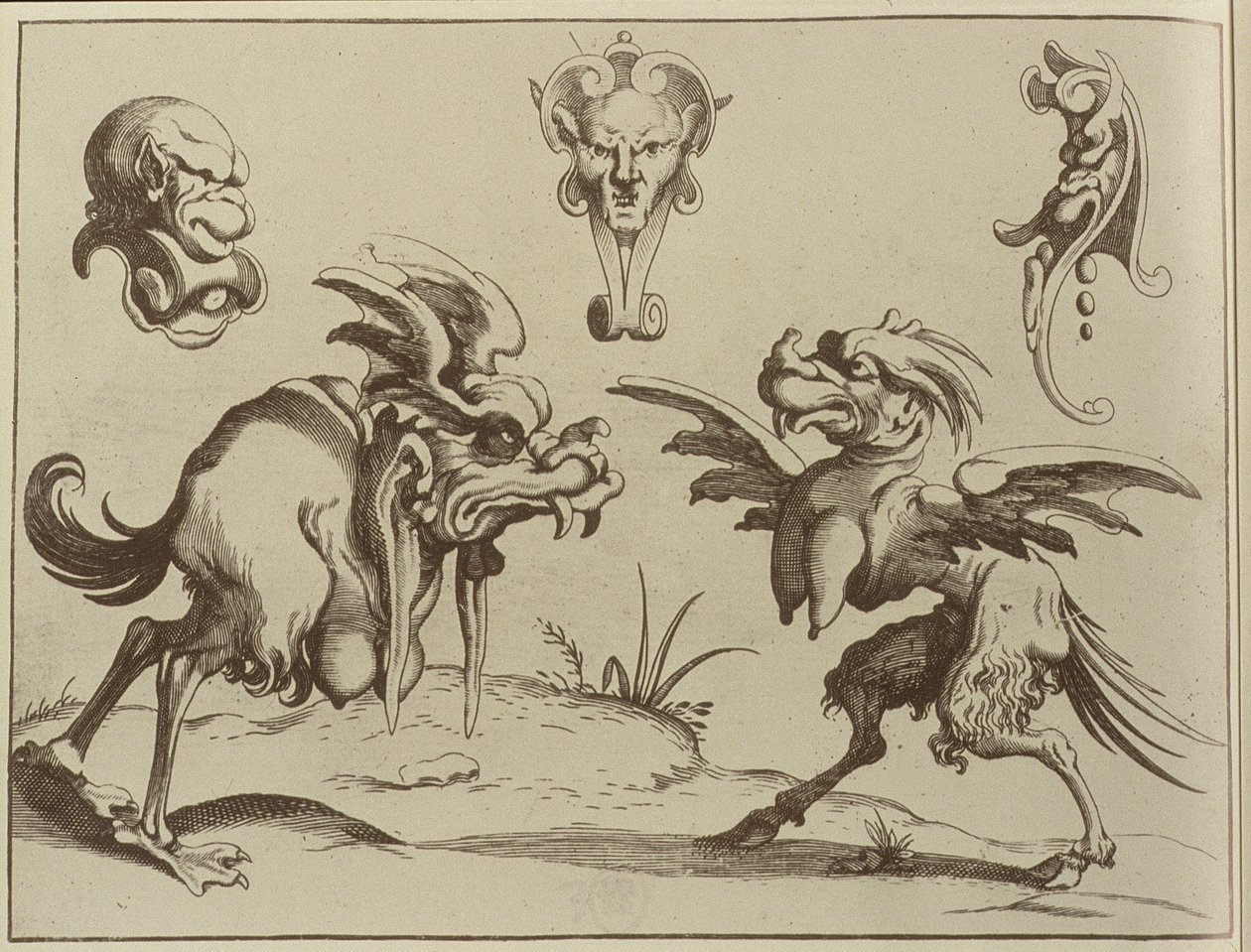 Groteskit, 1637 tekijältä Dutch School