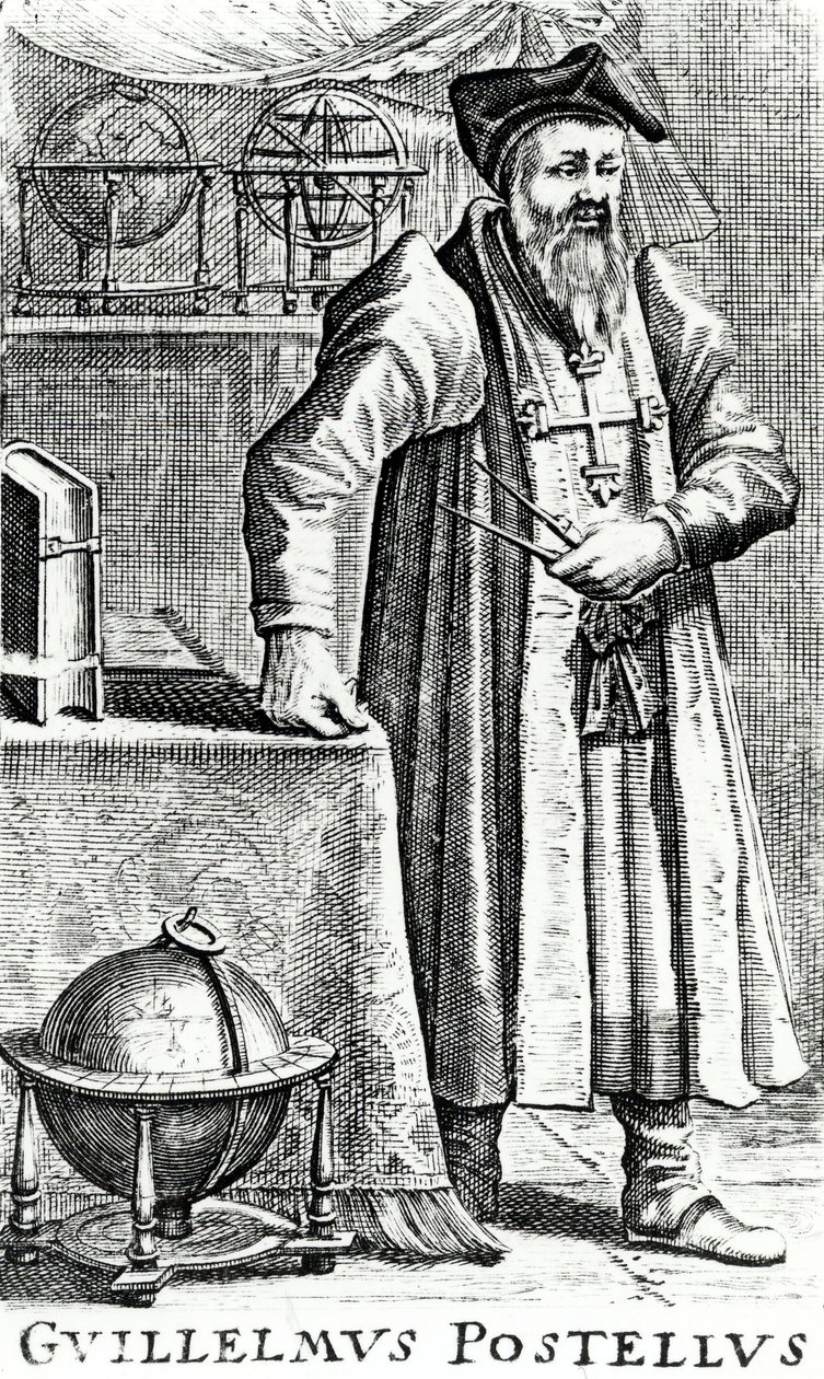 Guillaume Postellus, 1600-luku tekijältä Dutch School