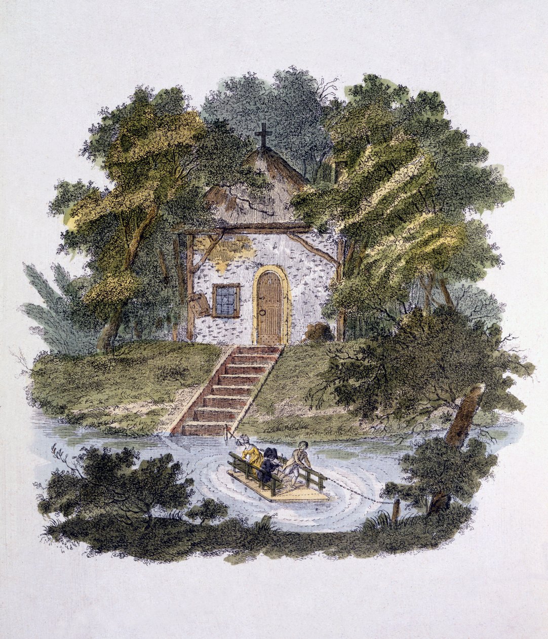 Kuvitus G. van Laarin Magazine of Garden Gems -lehdestä, julkaistu 1802 tekijältä Dutch School