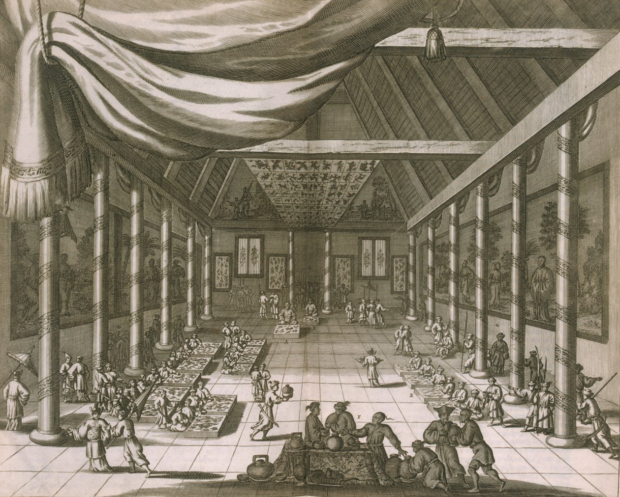 Keisarillinen palatsi, Peking, 1670 tekijältä Dutch School