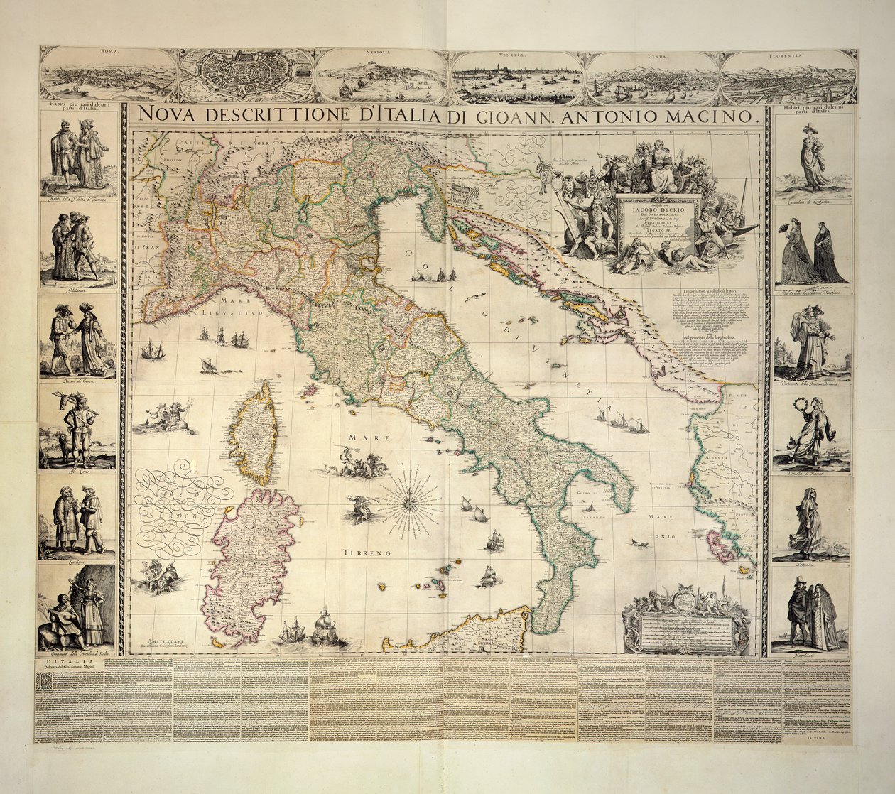 Italia, Klencke Atlas tekijältä Dutch School