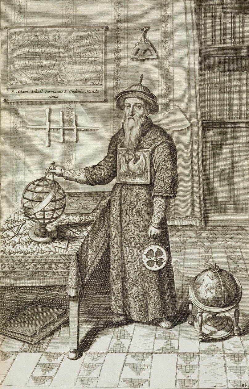 Johann Adam Schall von Bell (1591-1666) Kiinasta Kuvittanut Athanasius Kircher (1601-80) 1667 tekijältä Dutch School