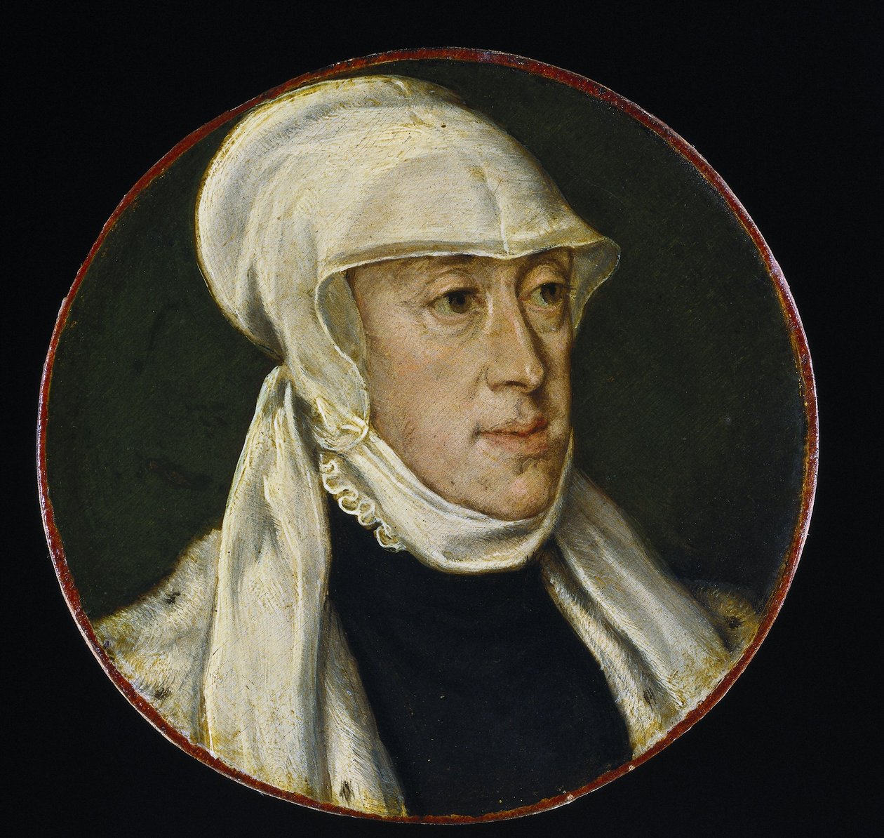 Unkarin Maria, Alankomaiden valtionhoitaja, 1550-60 tekijältä Dutch School