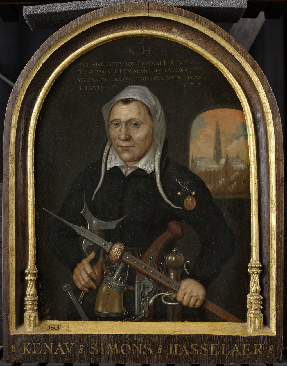 Plankenau Simonsdr Hasselaer, n. 1590-1609 tekijältä Dutch School