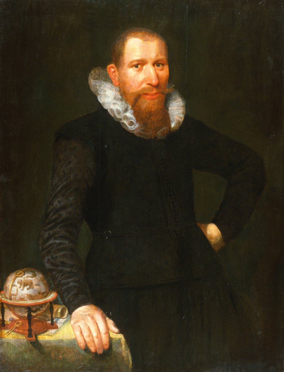 Gentlemanin muotokuva, 1600-luvun alku tekijältä Dutch School