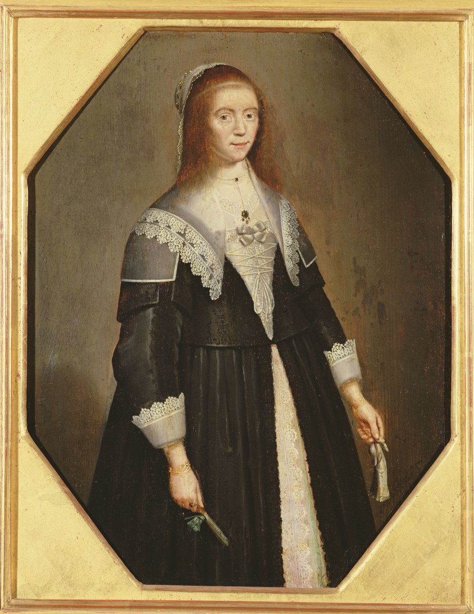 Naisen muotokuva, n. 1640 tekijältä Dutch School