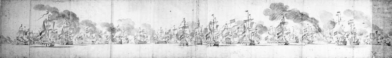 Solebayn taistelu, 28. toukokuuta 1672 tekijältä Dutch School