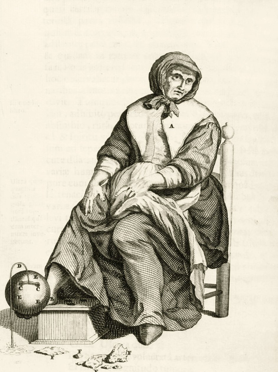 Mekaanisen iilimaton käyttäminen Frederik Dekkersin parantamismenetelmää koskevista käytännön harjoituksista, 1694 tekijältä Dutch School