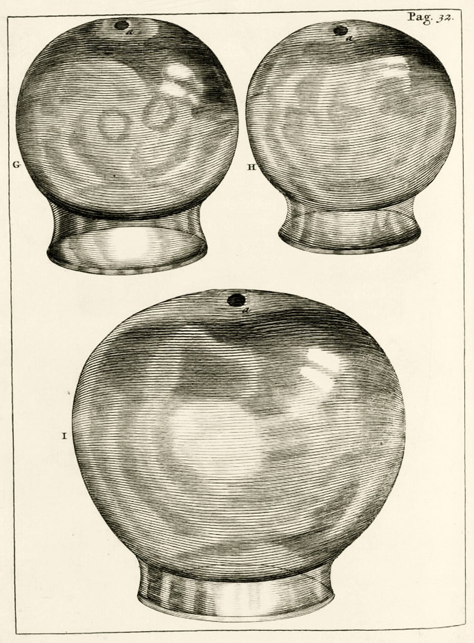 Erilaisia ​​kuppilasit, Frederik Dekkersin The Practice of Medicine -julkaisusta, 1694 tekijältä Dutch School
