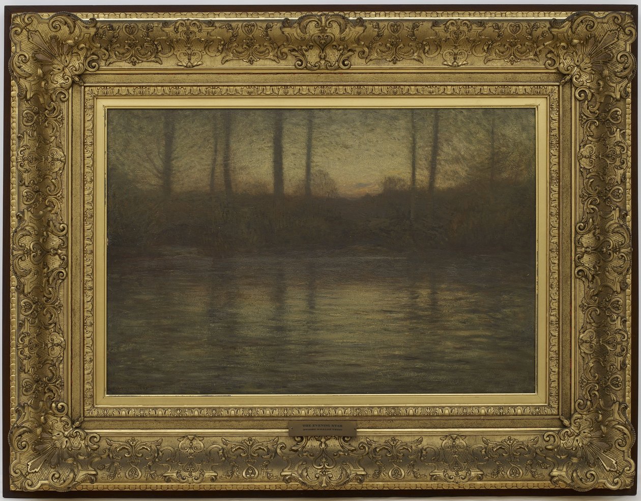 Iltatähti, 1905 (öljy puulevylle) tekijältä Dwight William Tryon