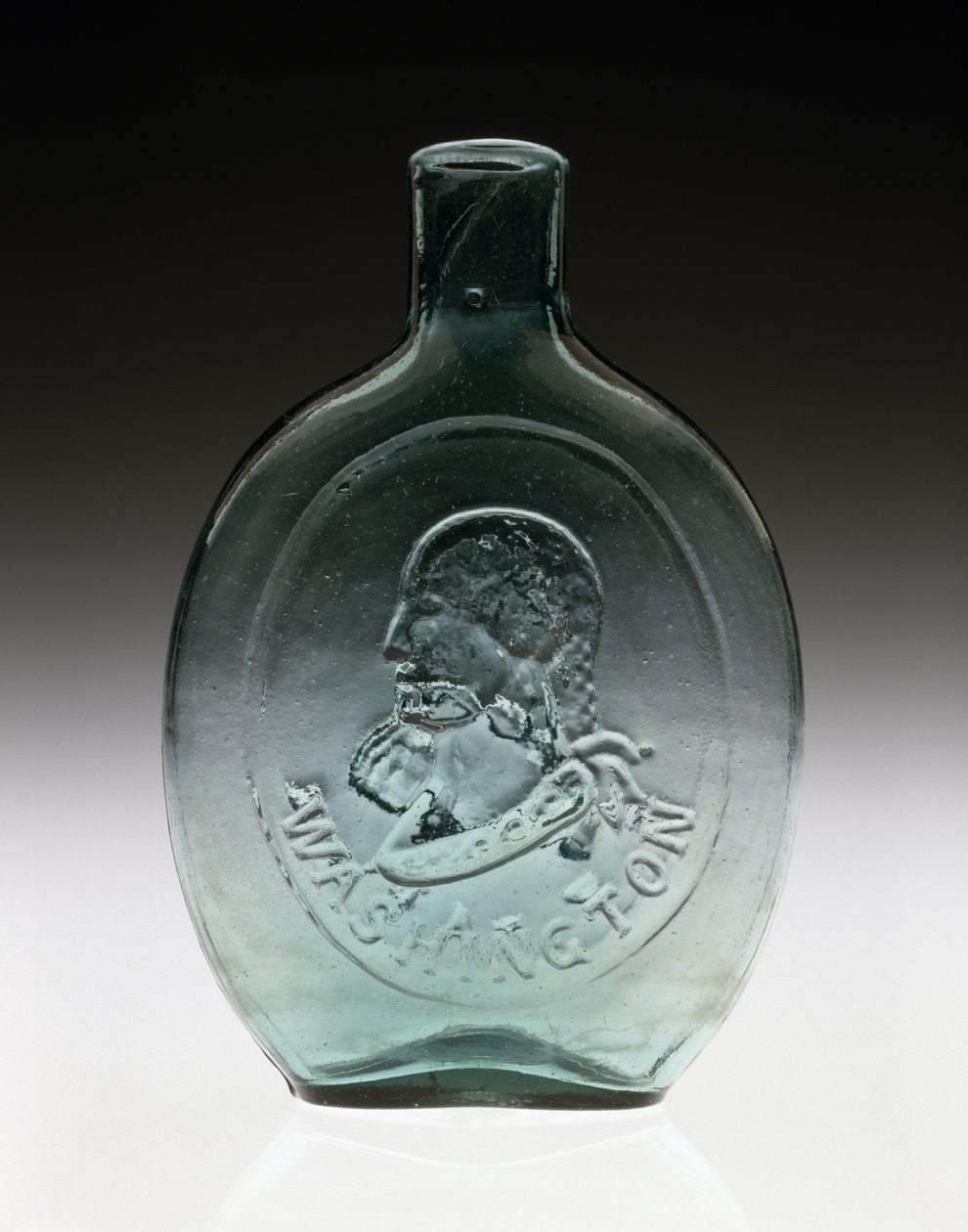Kuviopullo, n. 1847 (lyijytön lasi) tekijältä Dyottville Glass Works