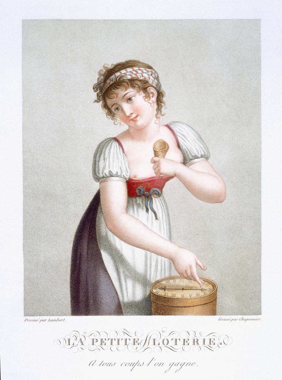 Pieni arpajaiset, noin 1816 tekijältä E. F. Lambert