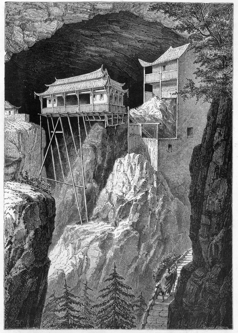 Fang-Kwan-Yuanin temppeli, 1893 tekijältä E. Garnier