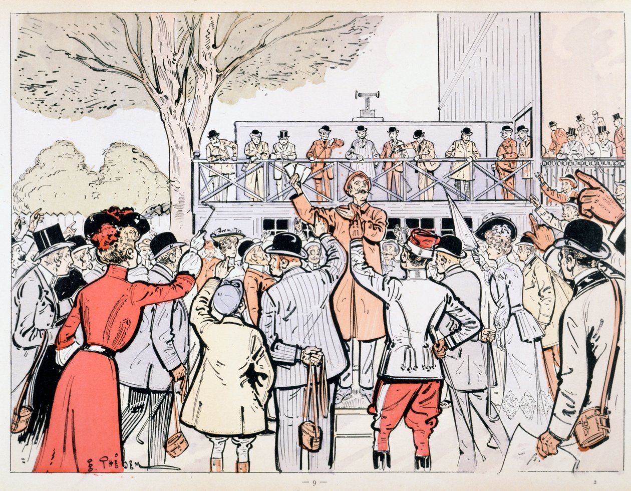 The Oncourse Bookie, n. 1905 tekijältä E. Thelem