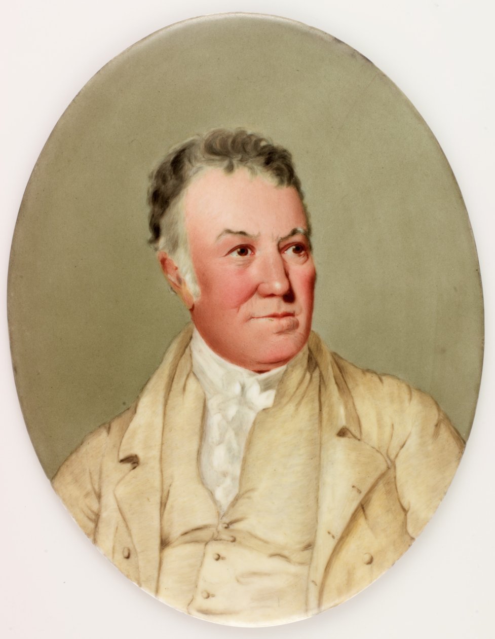 Muotokuva Thomas Bewickistä, 1883 (kynä ja wc Kiinassa) tekijältä E.D. Crawhall