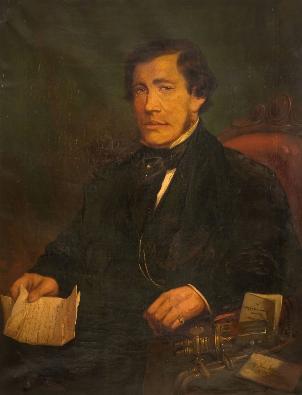 Muotokuva James Fern Websteristä, 1862. tekijältä EH Bolt