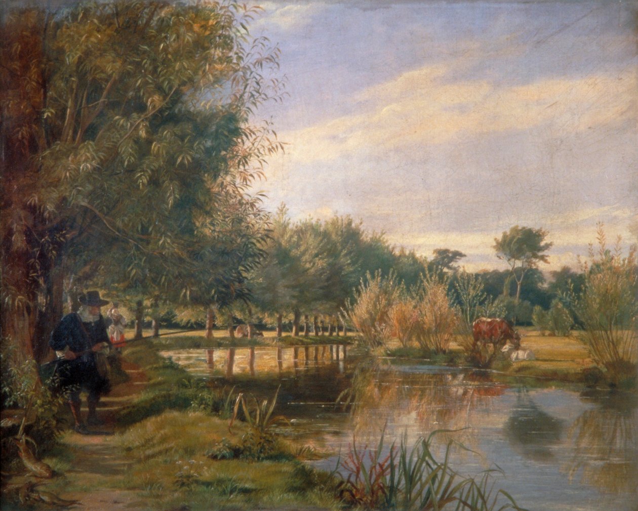 "Izaak Waltonin kalastus", 1850. tekijältä EM Ward