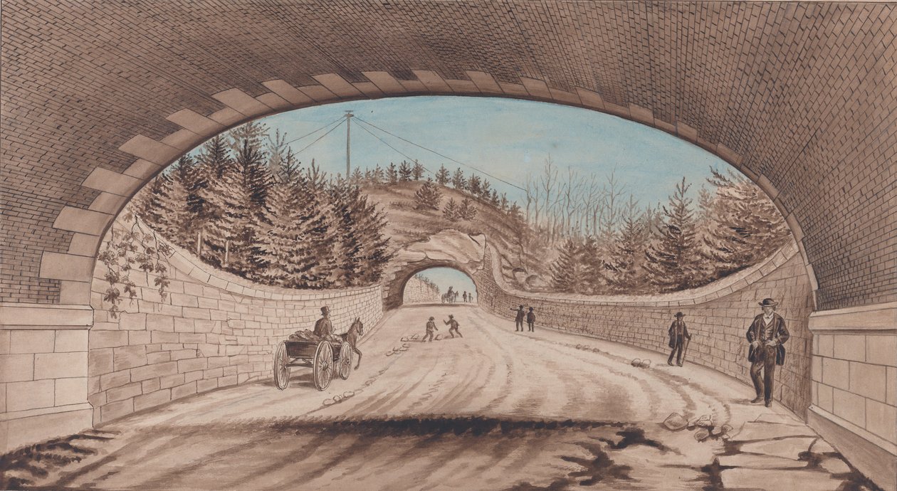 Central Park, Transverse Road nro 2, 1870. tekijältä EP
