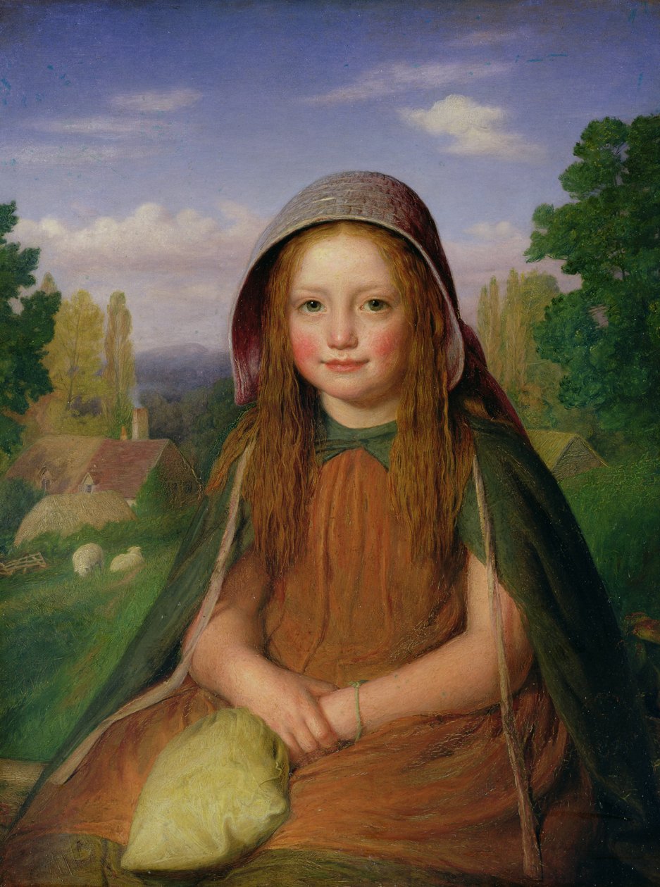Tyttö, 1861 tekijältä E.T. Davies