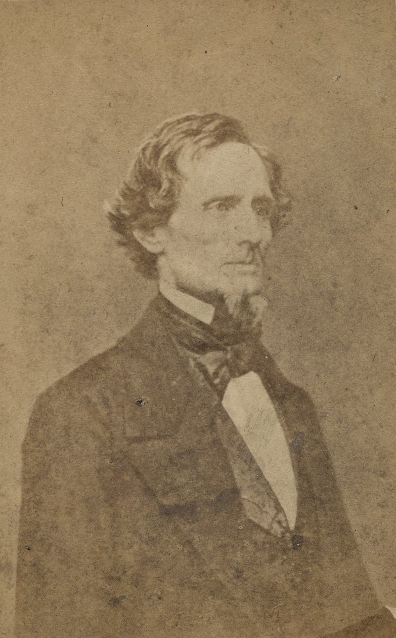 Jefferson Davis (albumin hopeaprintti) tekijältä E. Anthony