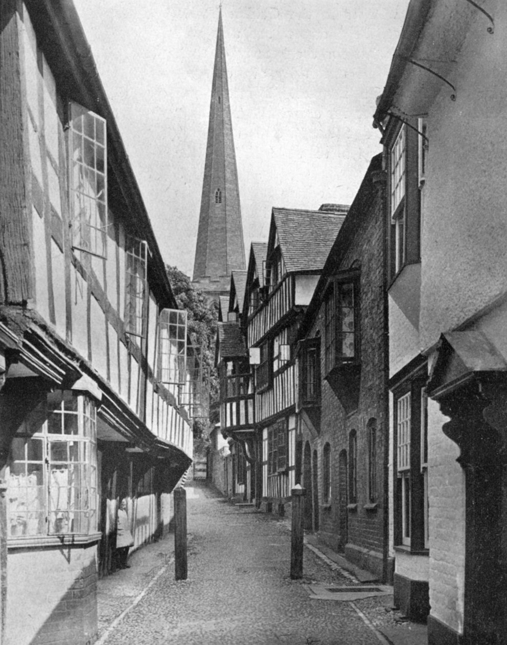 Church Lane, Ledbury, Herefordshire, 1924-1926. tekijältä E. Bastard