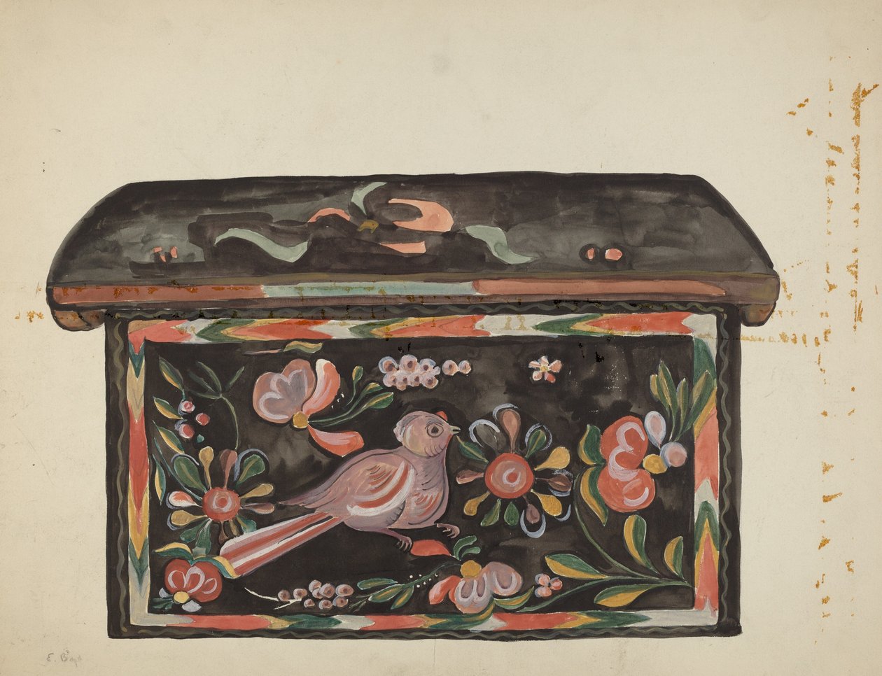 Native Pine Box, 19351942. tekijältä E. Boyd