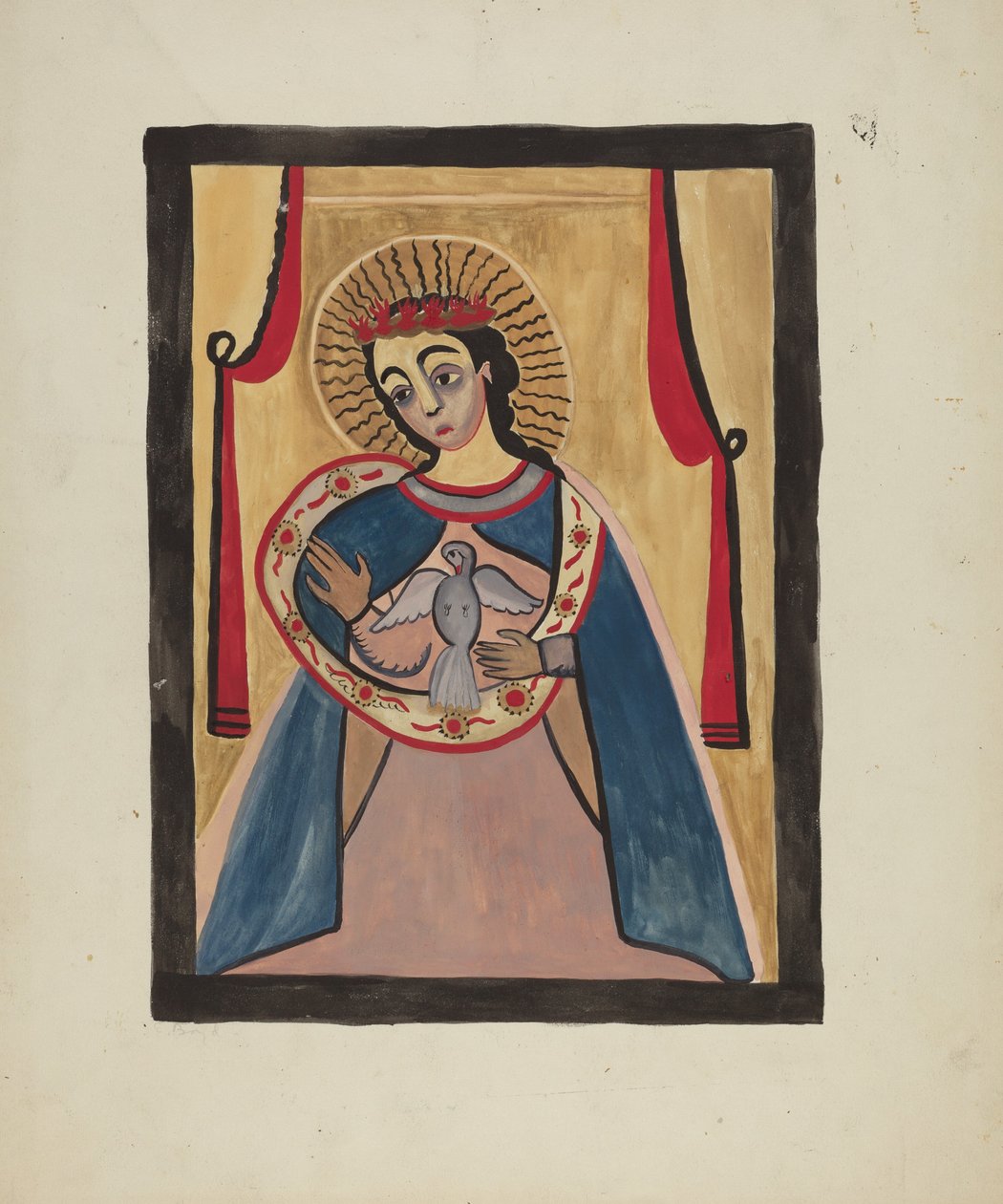 Pyhän Hengen Retabla, n. 1936. tekijältä E. Boyd
