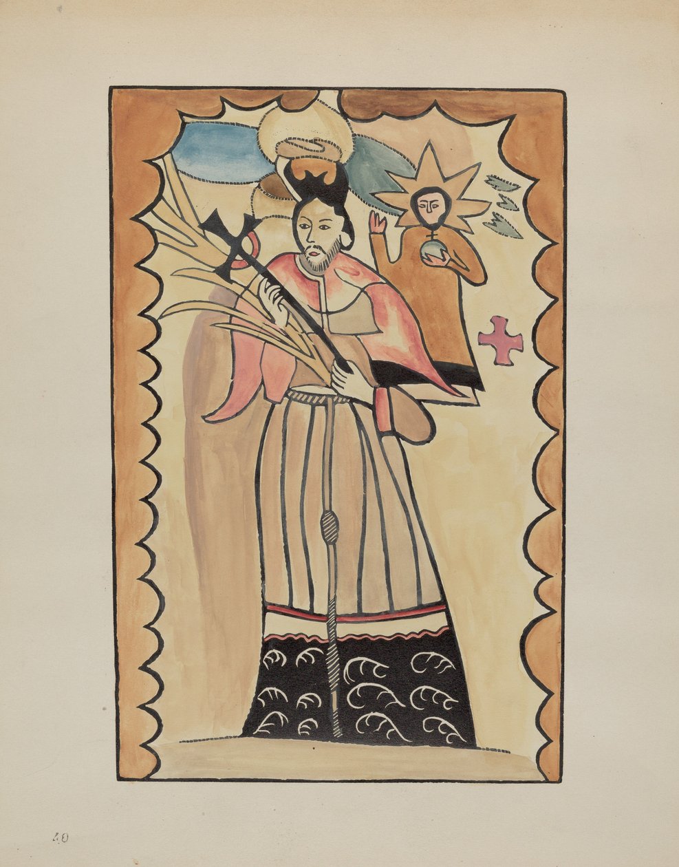 St. John Nepomucene-maalattu Buffalo Hidelle ennen vuotta 1800, 19351942. tekijältä E. Boyd