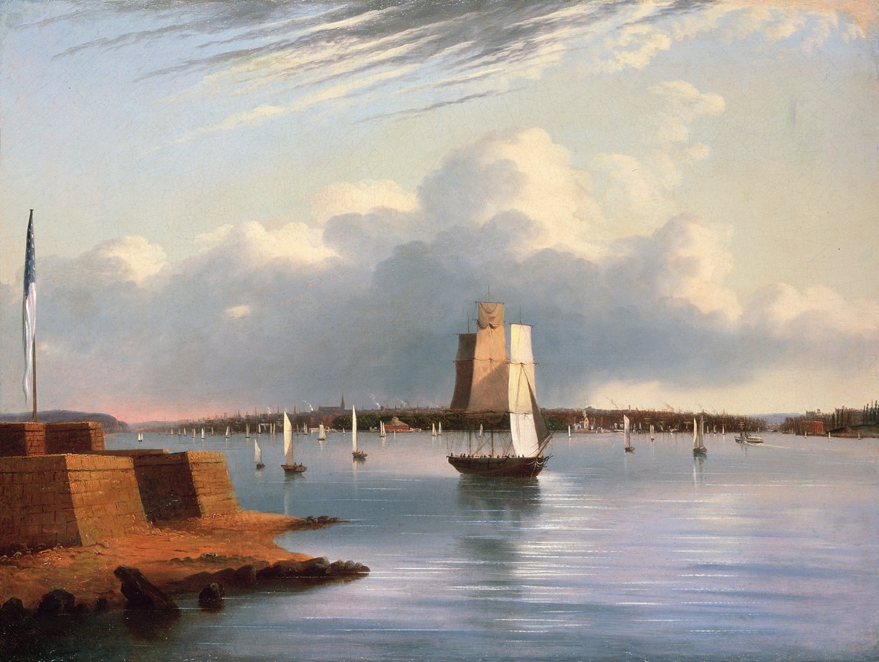 Baltimoren satama, 1852 tekijältä E. G. Coates