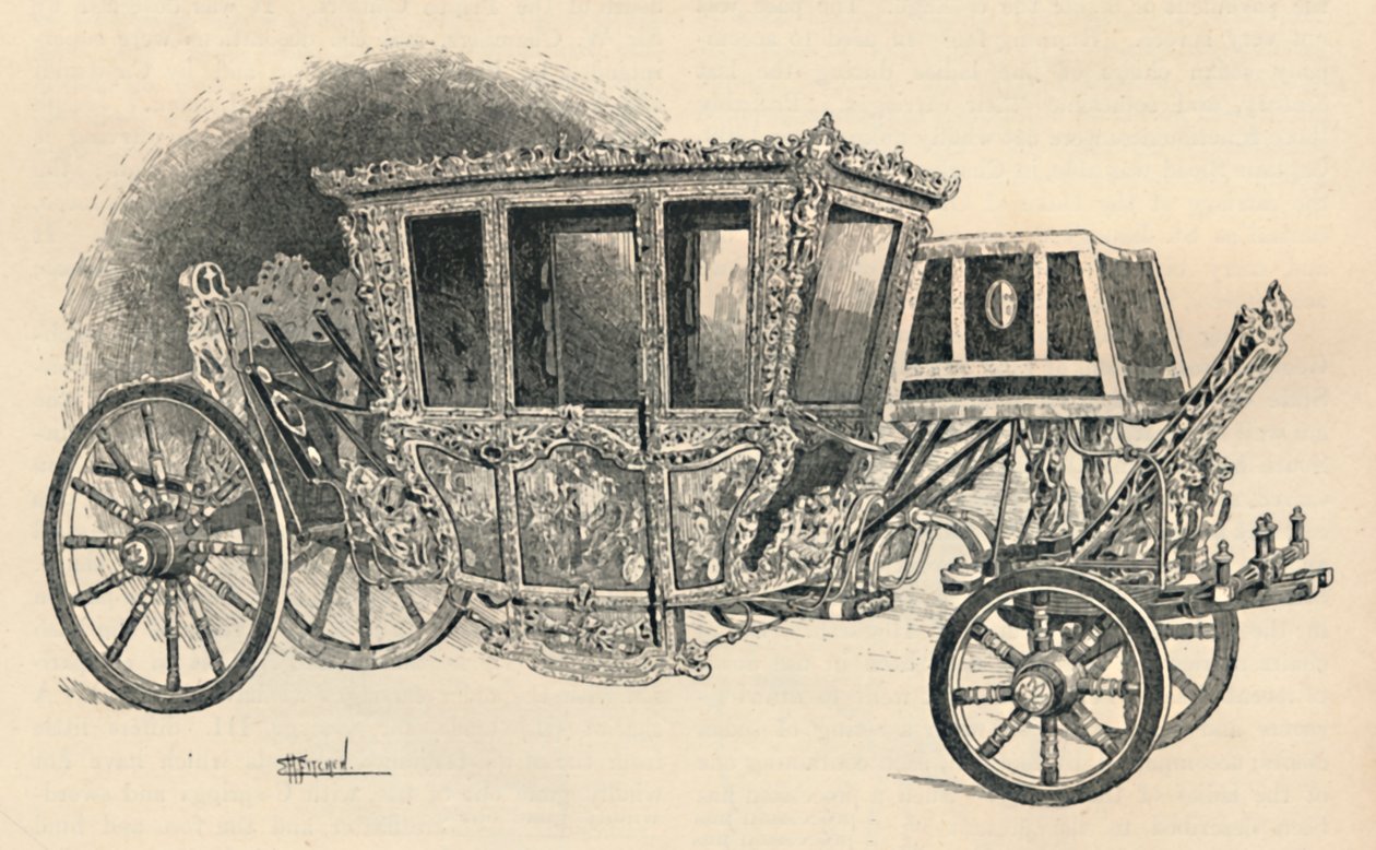 Kaiuttimien vaunu: 1700-luku. South Kensington, 1886 tekijältä E H Fitchen