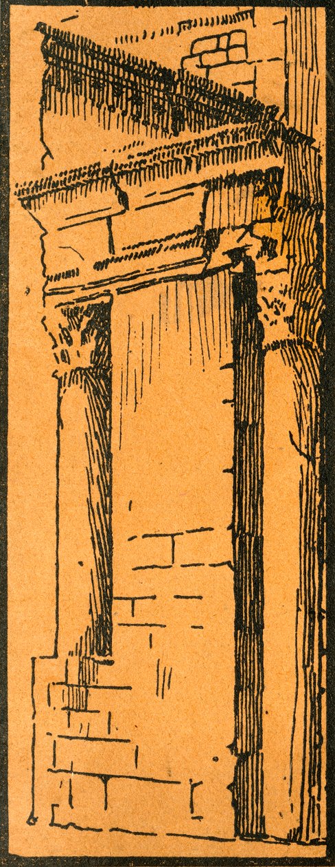 "Hotel du Nord-Pinuksen vieressä sijaitseva Forumin portiikko", 1920-luku. tekijältä E Laget