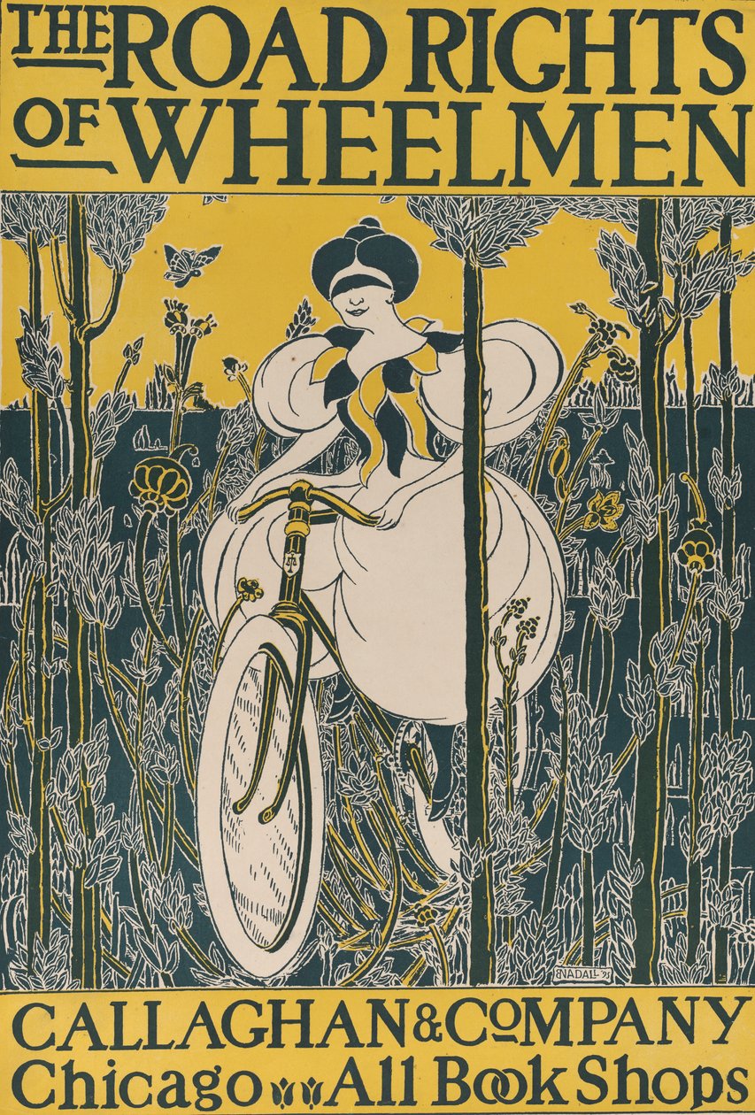 Wheelmenin tieoikeudet, 1895. tekijältä E. Nadall