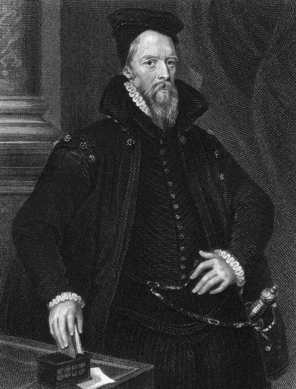 Ambrose Dudley, Warwickin kolmas jaarli d. 1589, 1825 tekijältä E. Scriven