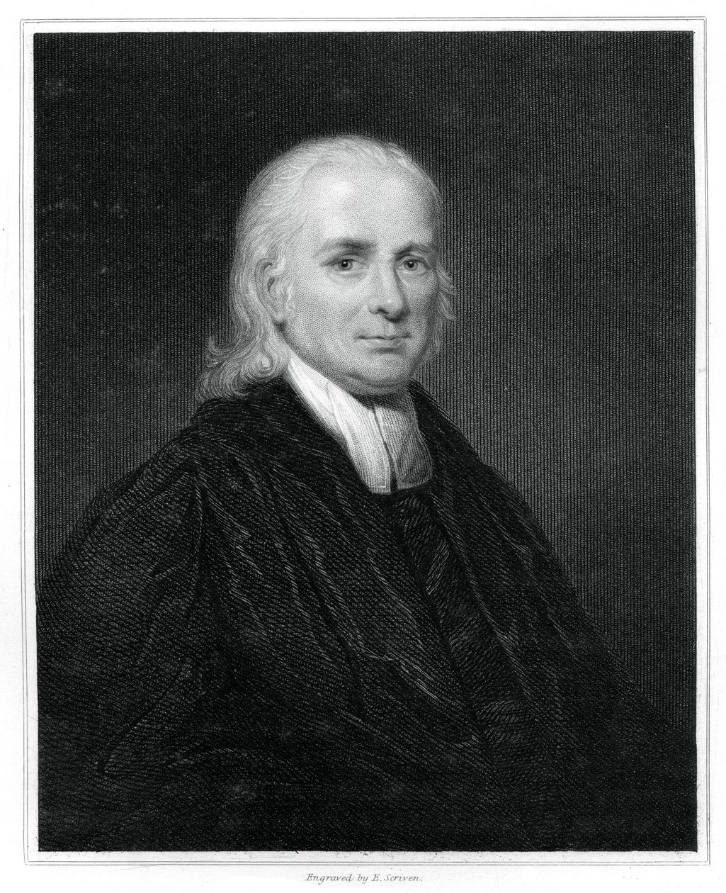Christian Friedrich Schwarz, saksalainen protestanttinen lähetyssaarnaaja Intiaan, 1834. tekijältä E. Scriven