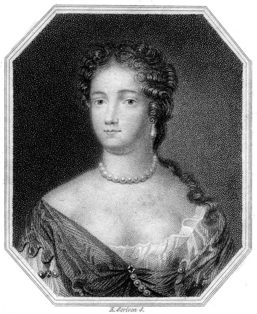 Lucy Barlow, muuten Waters, 1810. tekijältä E. Scriven