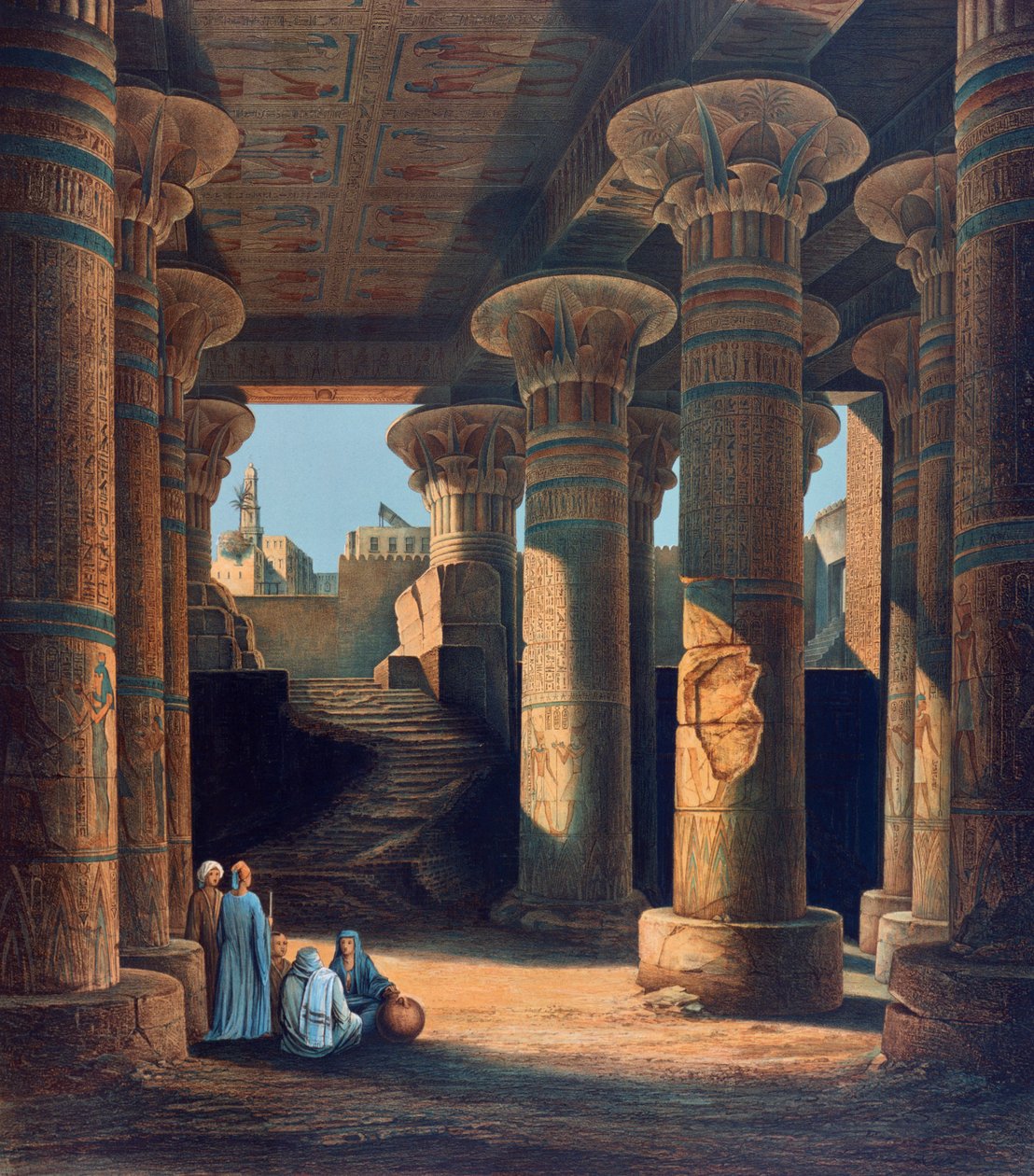 "Esnehin temppeli", 1800-luku tekijältä E Weidenbach
