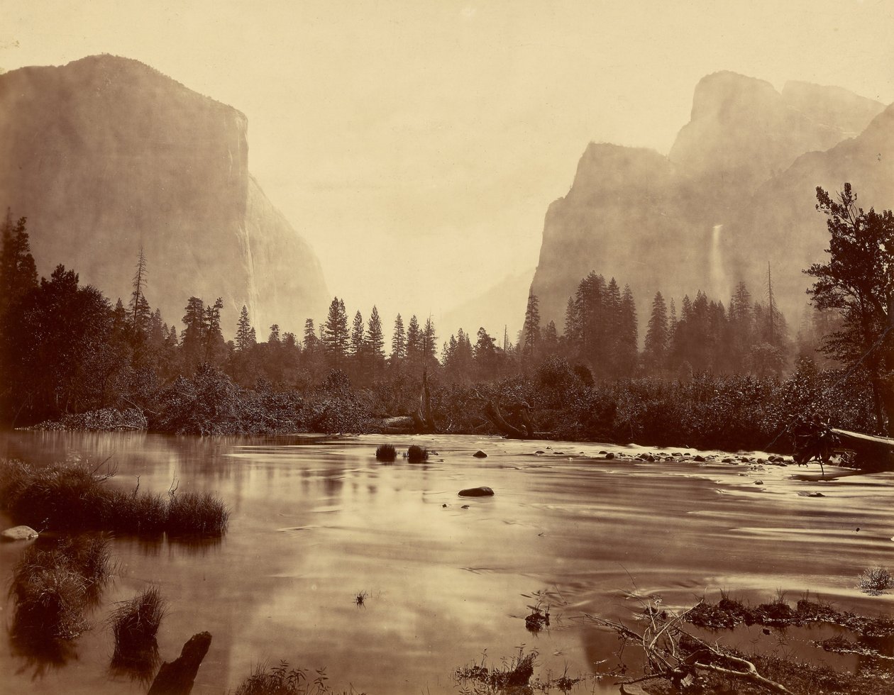 Yosemiten laakso, Rocky Fordilta tekijältä Eadweard Muybridge