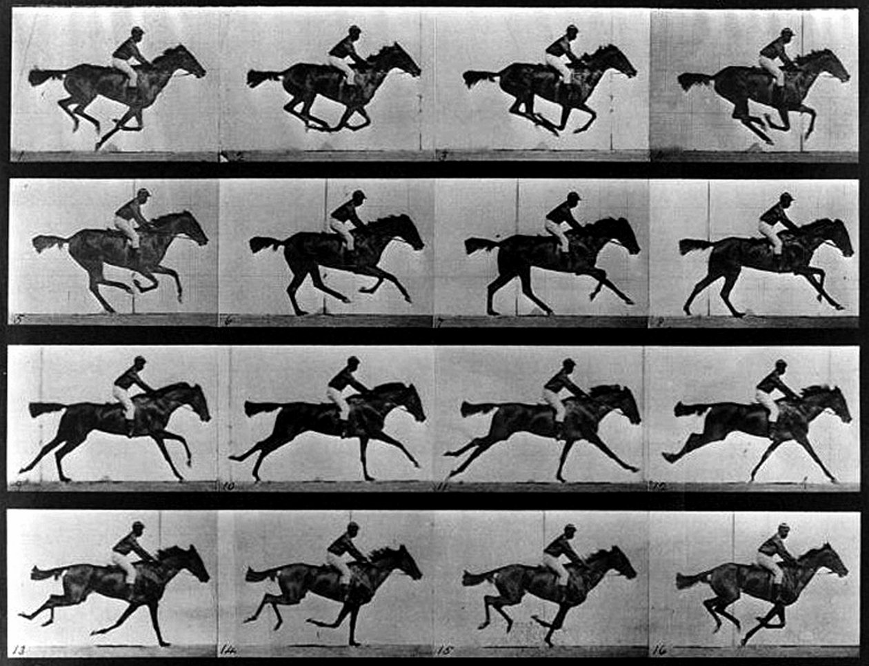 Sarjakuva tekijältä Eadweard Muybridge