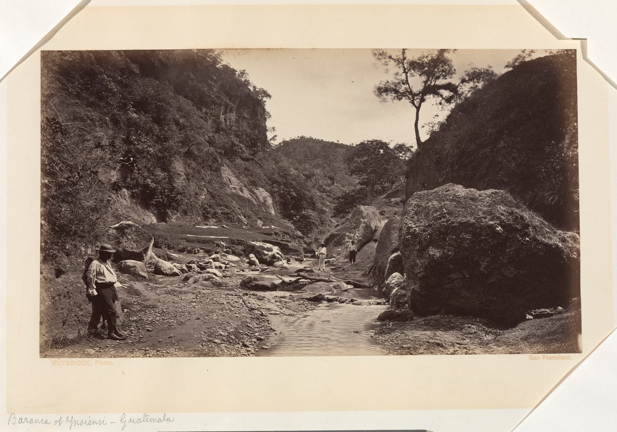 Ynsiensi Barranca, Guatemala tekijältä Eadweard Muybridge