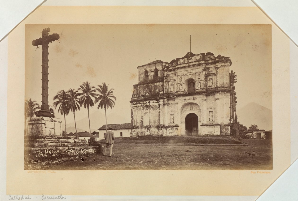 Katedraali, Escuintla, Guatemala tekijältä Eadweard Muybridge