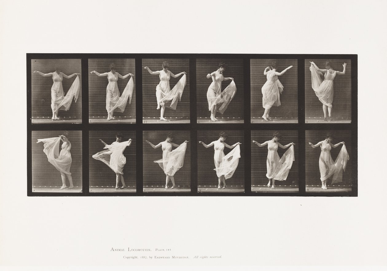 Lauta 187. Tanssii tekijältä Eadweard Muybridge