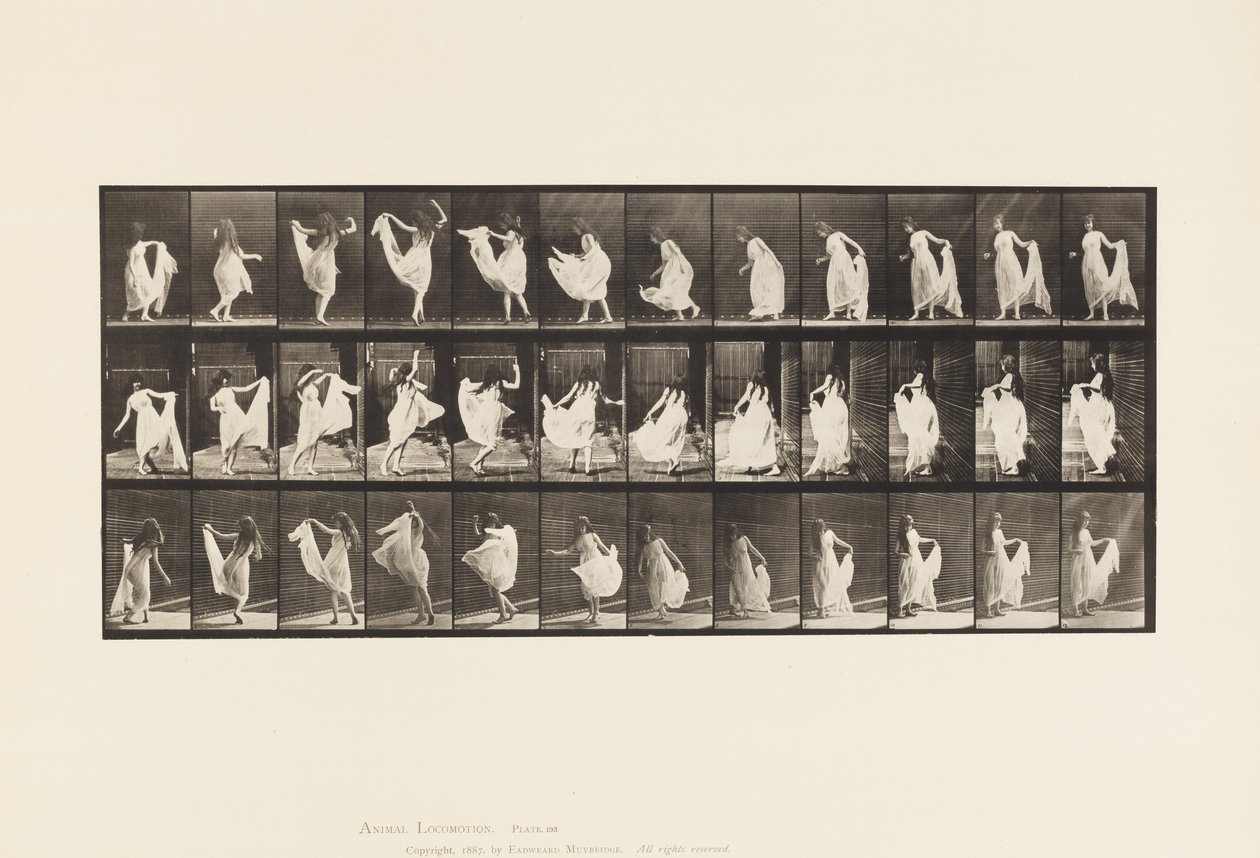 Lauta 193. Tanssi (fancy) tekijältä Eadweard Muybridge