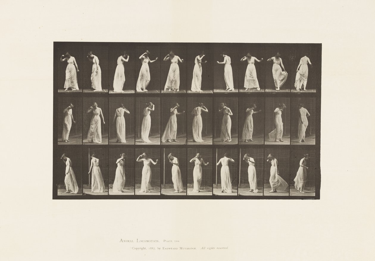 Levy 194. Tanssii, 1885 tekijältä Eadweard Muybridge