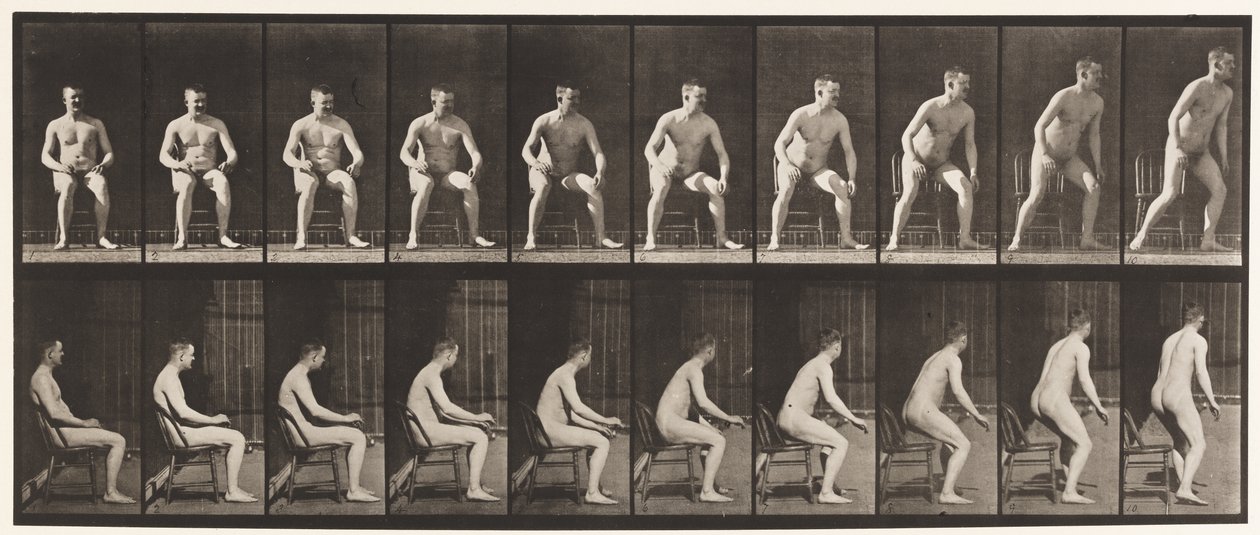 Levy 249. Nouseminen tuolista tekijältä Eadweard Muybridge