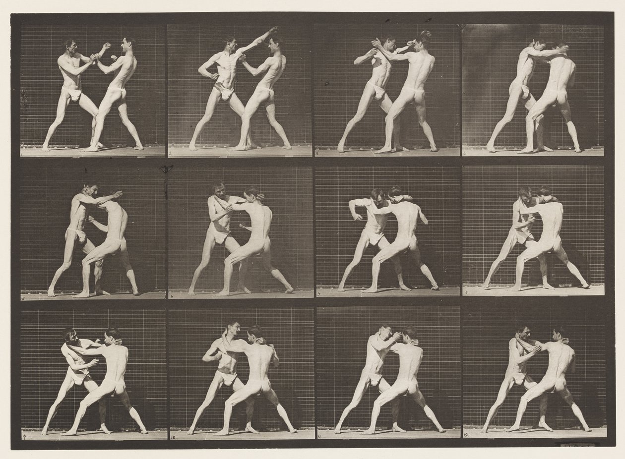 Lauta 340. Nyrkkeily; Avoin käsi tekijältä Eadweard Muybridge