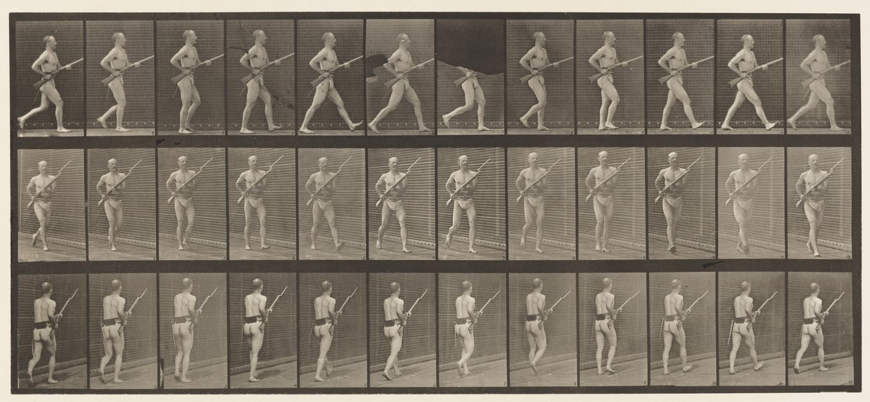 Levy 359. Latauspistin, 1872-1885 tekijältä Eadweard Muybridge