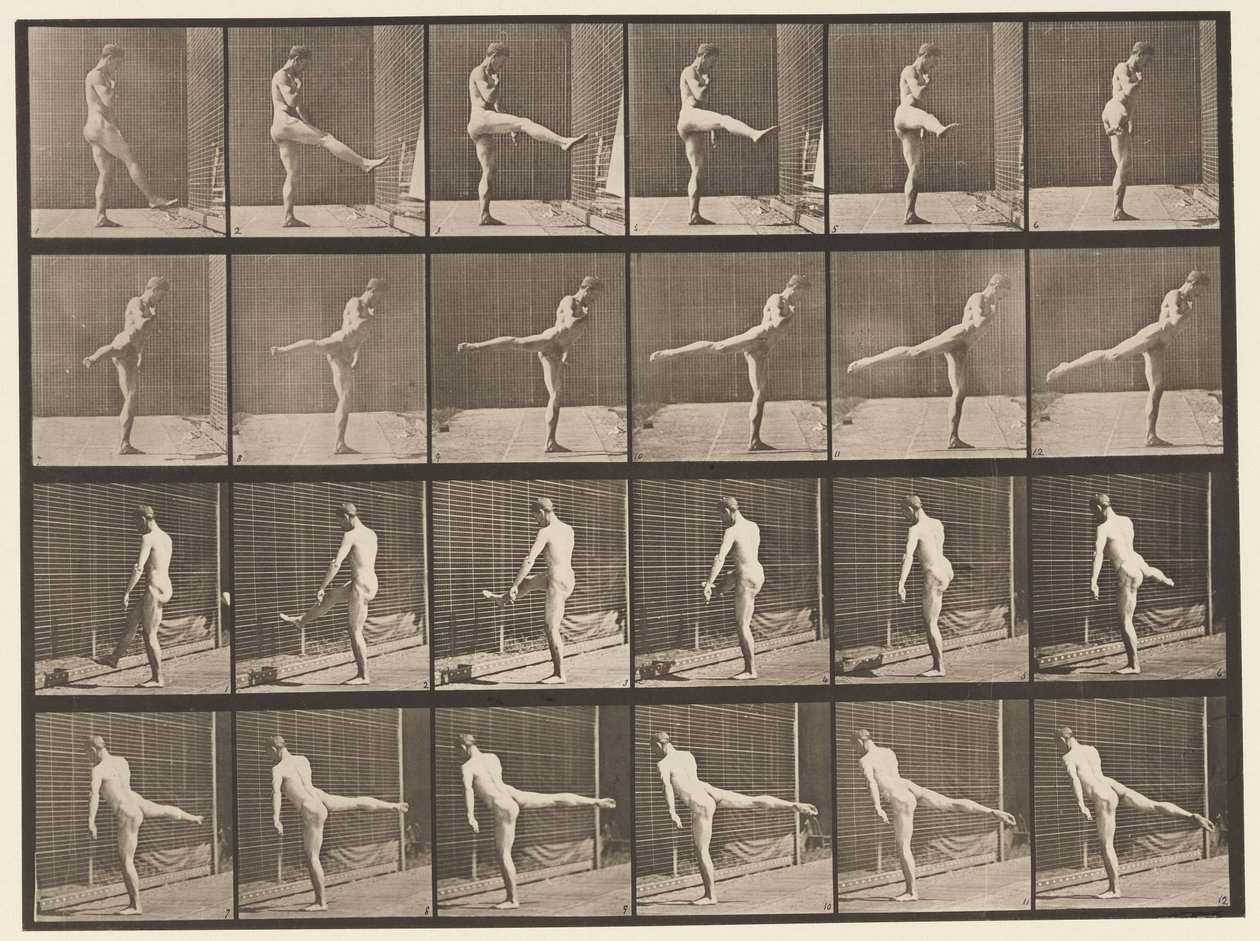 Levy 370. Ensimmäinen balettitoiminta tekijältä Eadweard Muybridge