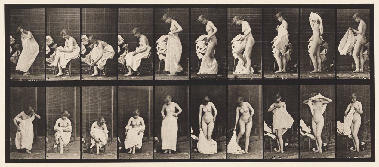 Levy 498. WC:n sekalaiset vaiheet, 1872-1885 tekijältä Eadweard Muybridge